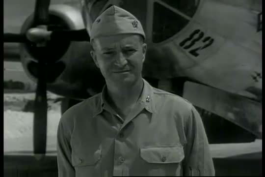 Silent outtakes of the crew of the Enola Gay which bombed Hiroshima Japan.