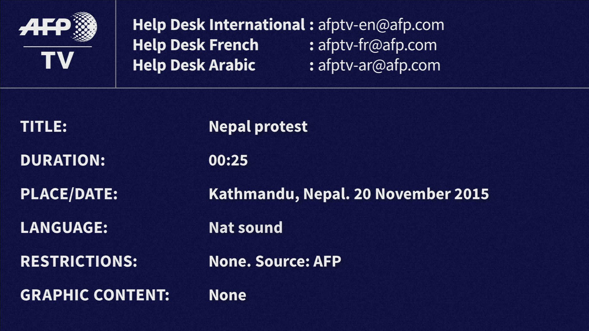 446724363 / News Footage / Dec 3, 2015