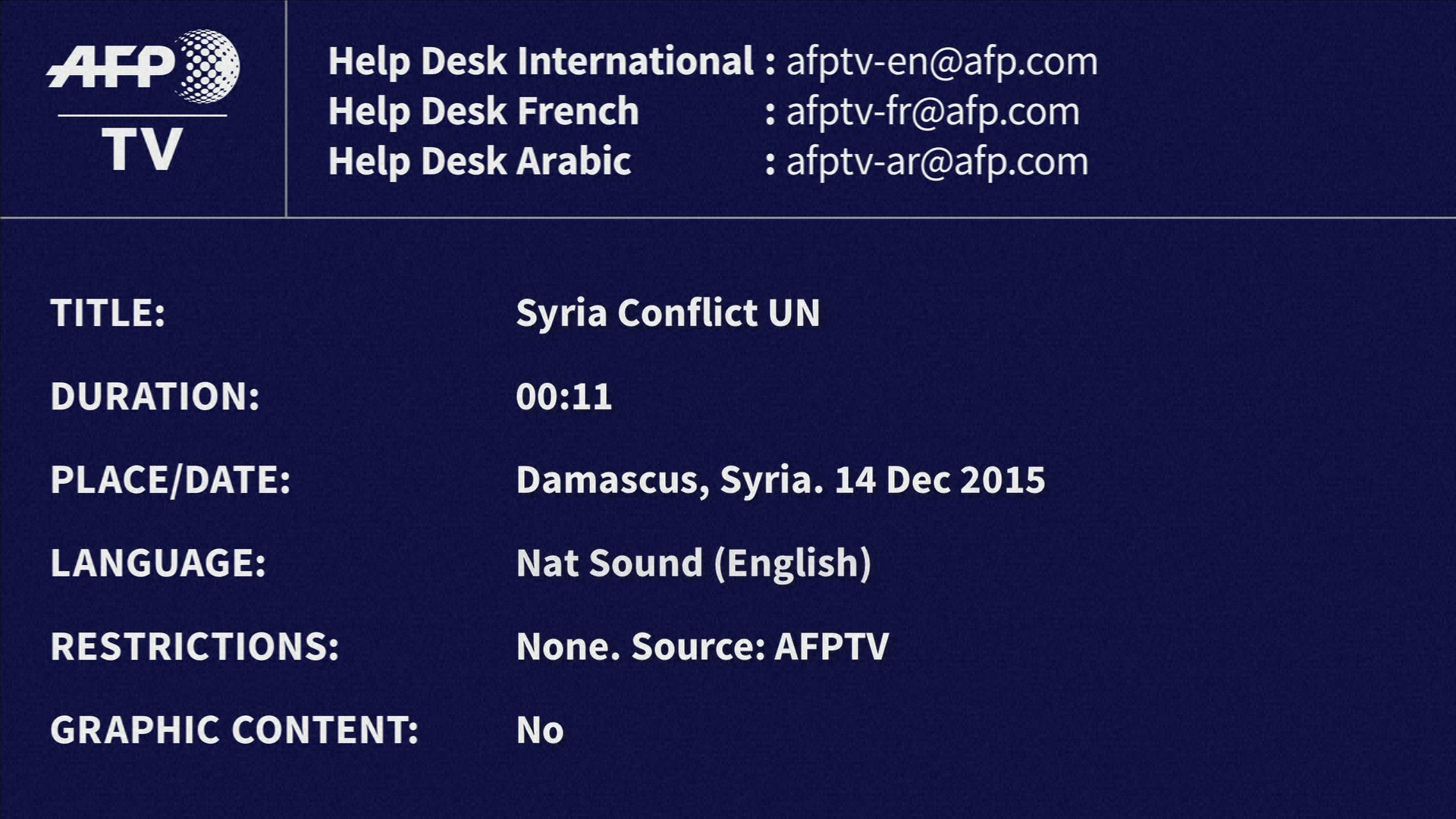 321090086 / News Footage / Dec 14, 2015