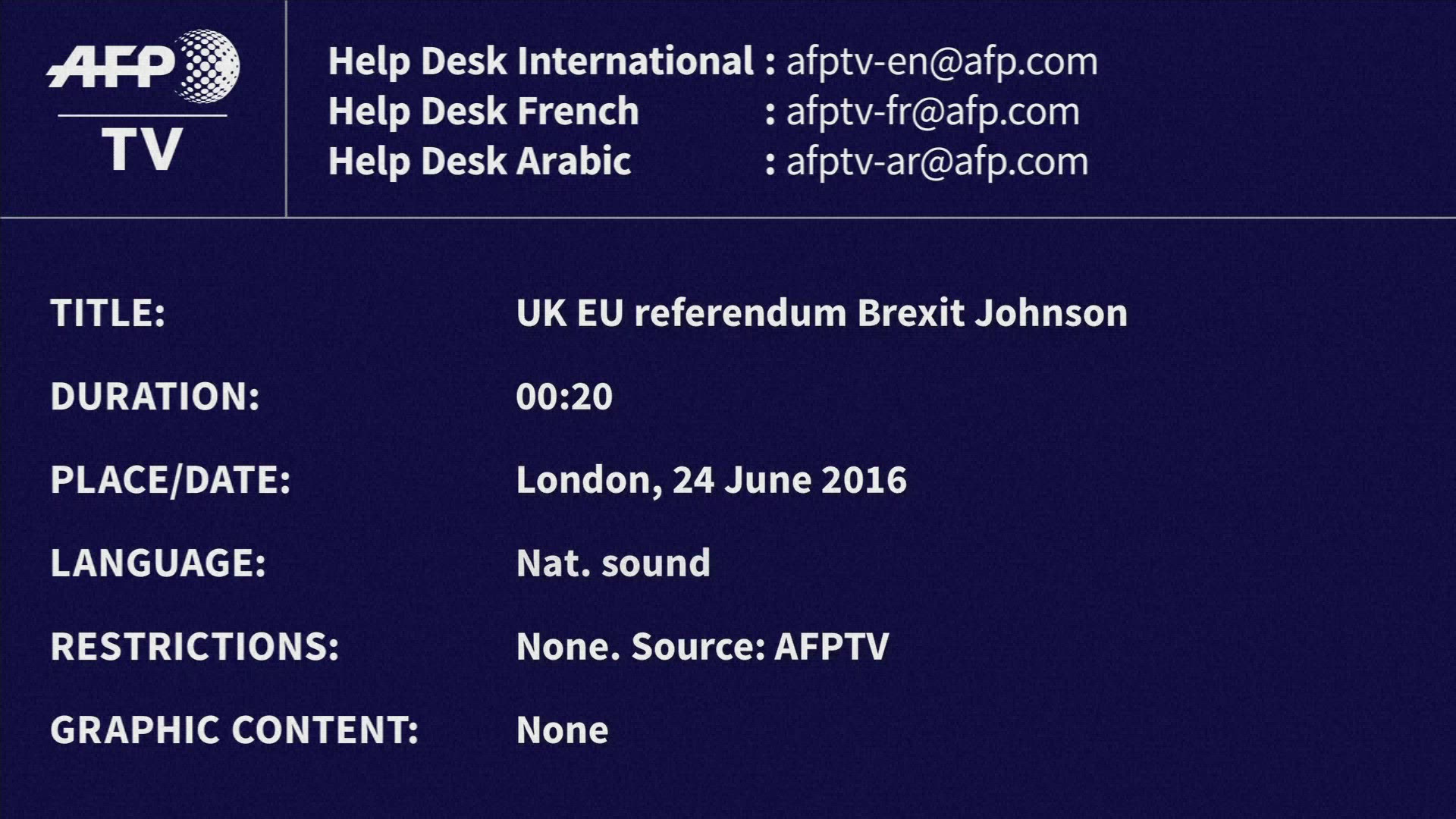 627815192 / News Footage / Jun 24, 2016