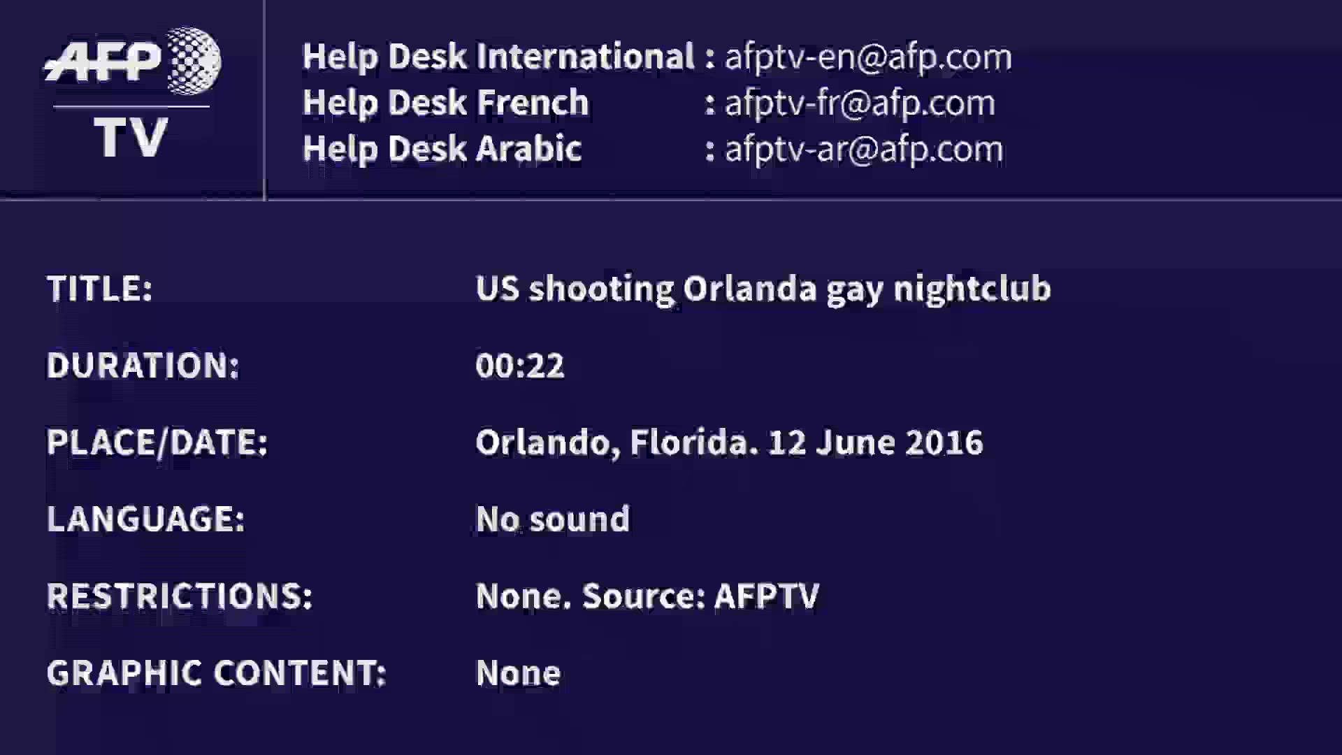 275694751 / News Footage / Jun 12, 2016