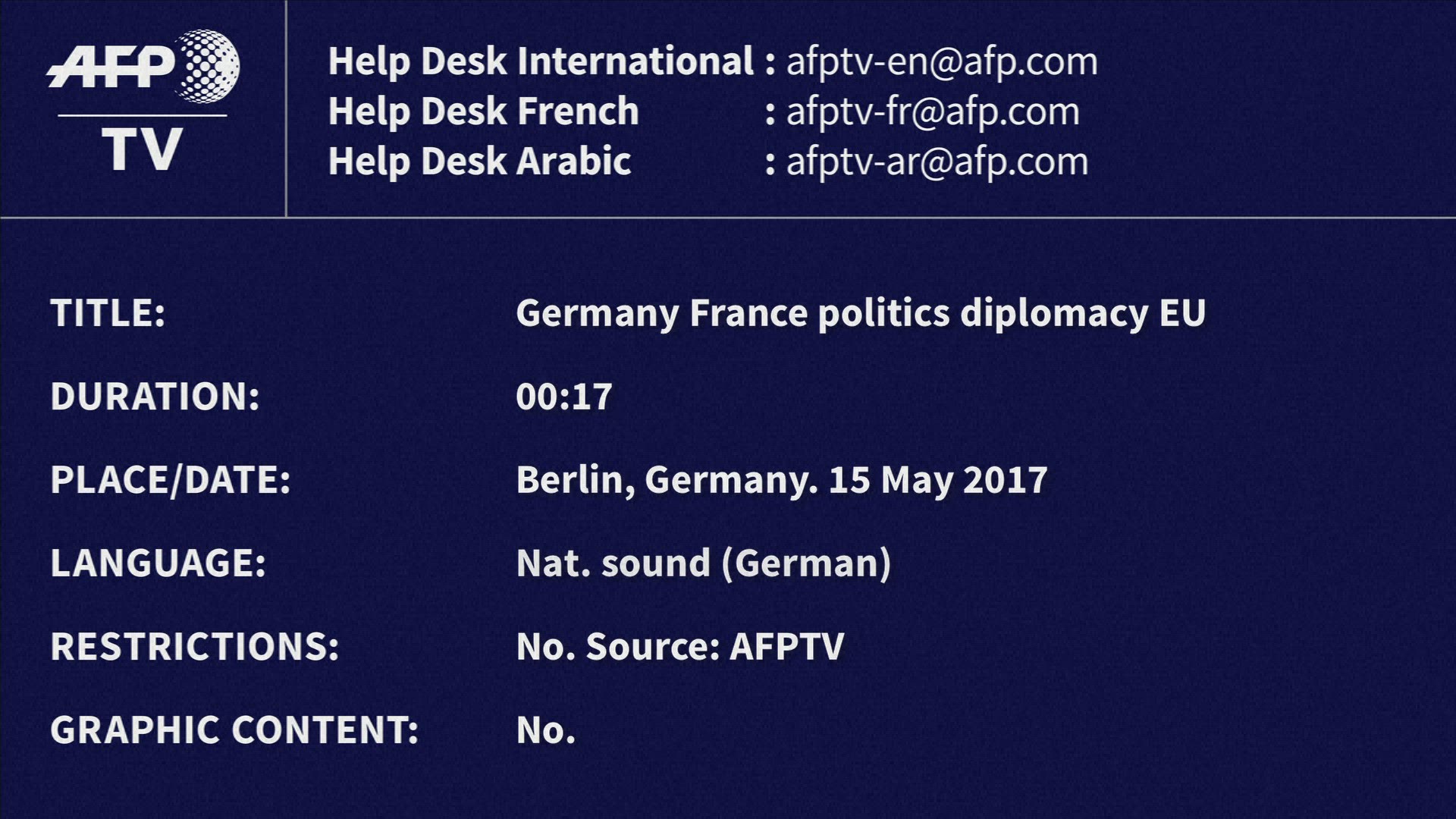 633065182 / News Footage / May 15, 2017