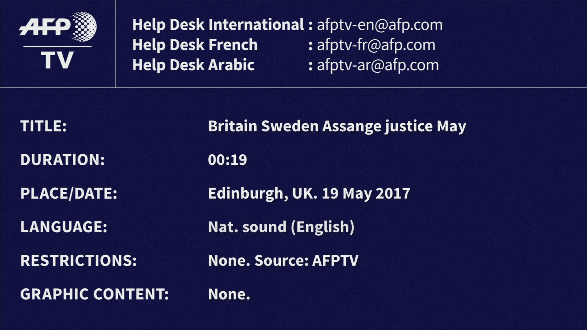 561745445 / News Footage / May 19, 2017