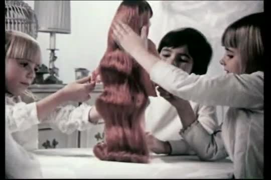 The hair of the Beautiful Crissy doll actually grows during the 1960s