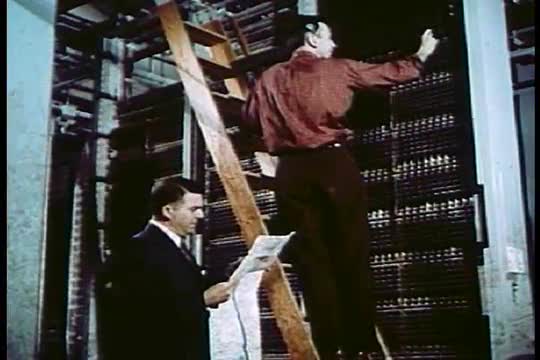 The installation of telephone cable both underground and overhead.