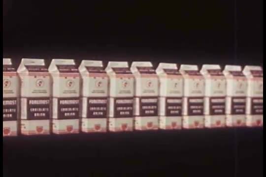 Foremost dairy products on display in this 1948 commercial.