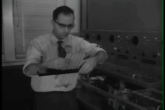 The workings of the Evans Signal laboratory and new developments in meteorology, circa 1950.