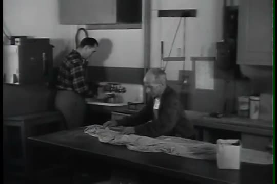 The workings of the Evans Signal laboratory and new developments in meteorology, circa 1950.