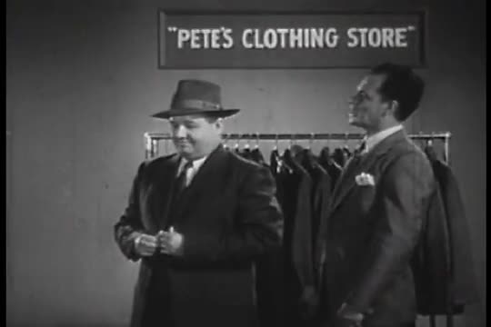 Pete works on a customer in both his china shop and at his clothing store and electronics store too.