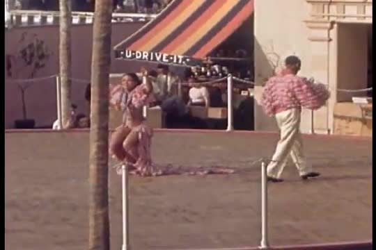 Cuba Village and dancing are seen from the 1939 NYC World fair