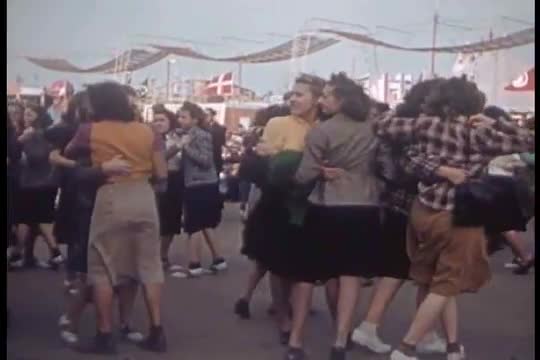 Swing dancing from the 1939 NYC World fair.