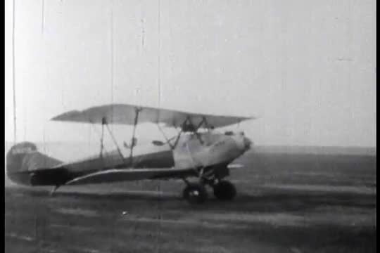 Besler's steam powered airplane is demonstrated