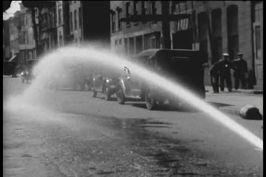 Fire Department demonstrations in the 1920's.