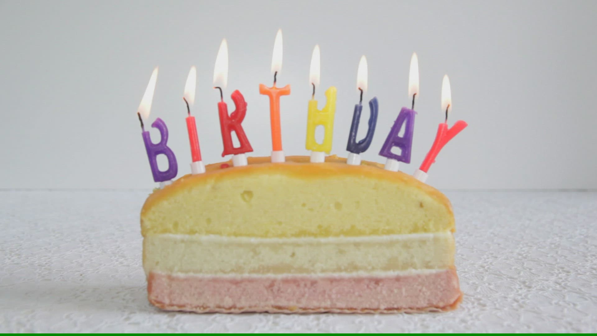 521901591 / Birthday Cake / Candle / Burning
