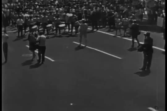 The 1963 March on Washington civil rights rally.