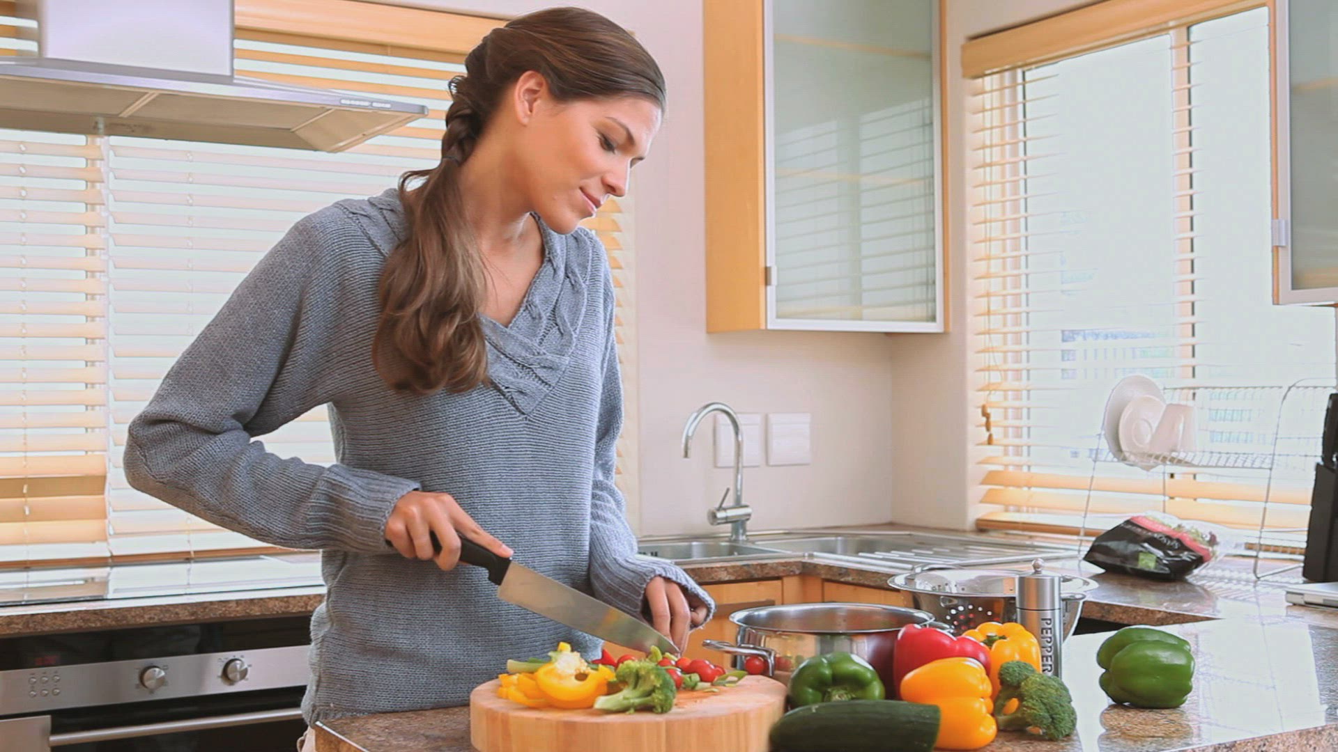 252453816 / Cooking / Putting / Preparing Food