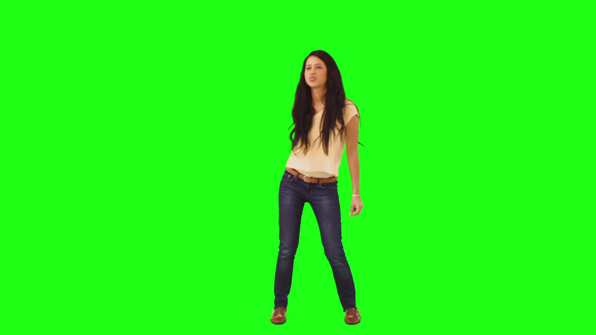 210287841 / Woman / Chroma Key