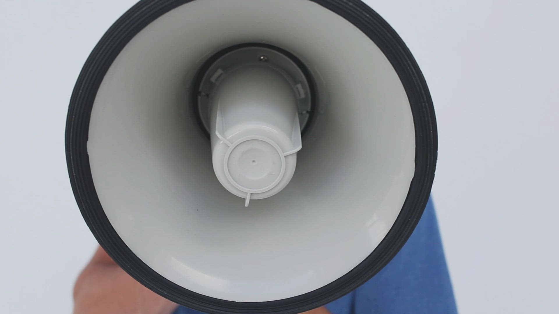 204987851 / Man / Megaphone / Calling