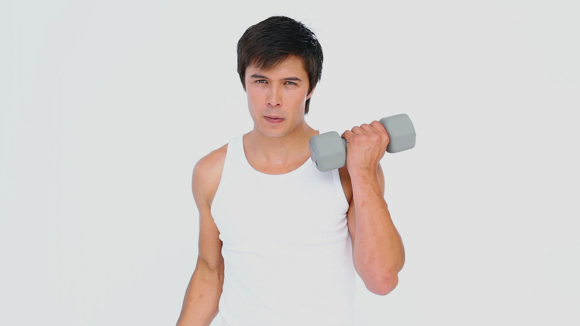 661051446 / Dark-haired / Weight Training / Looking