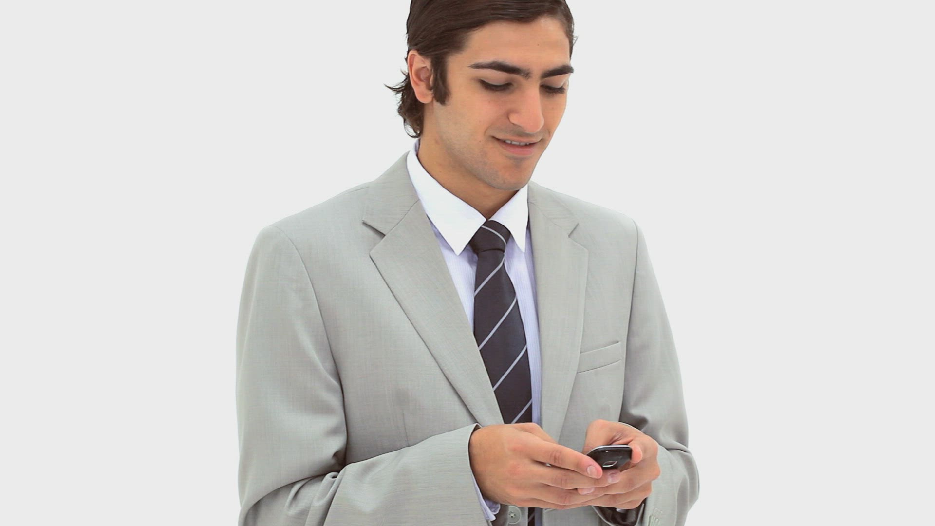 208899646 / Businessman / Mobile Phone / Text Messaging