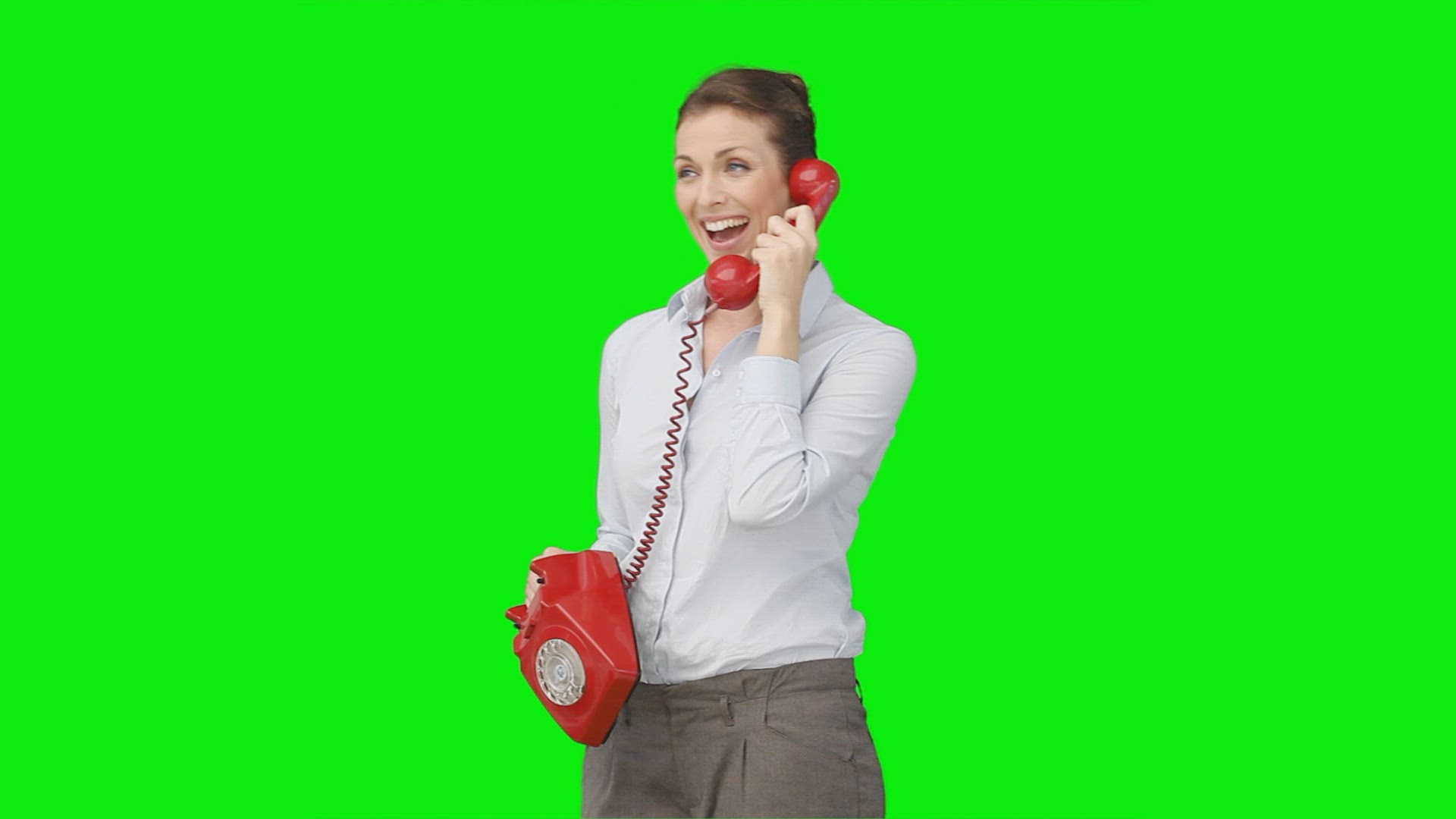 143299060 / Businesswoman / Communicating / Working