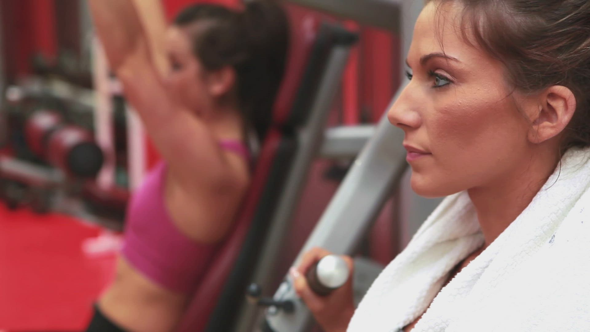 442185873 / Woman / Fitness Gym / Weight Training