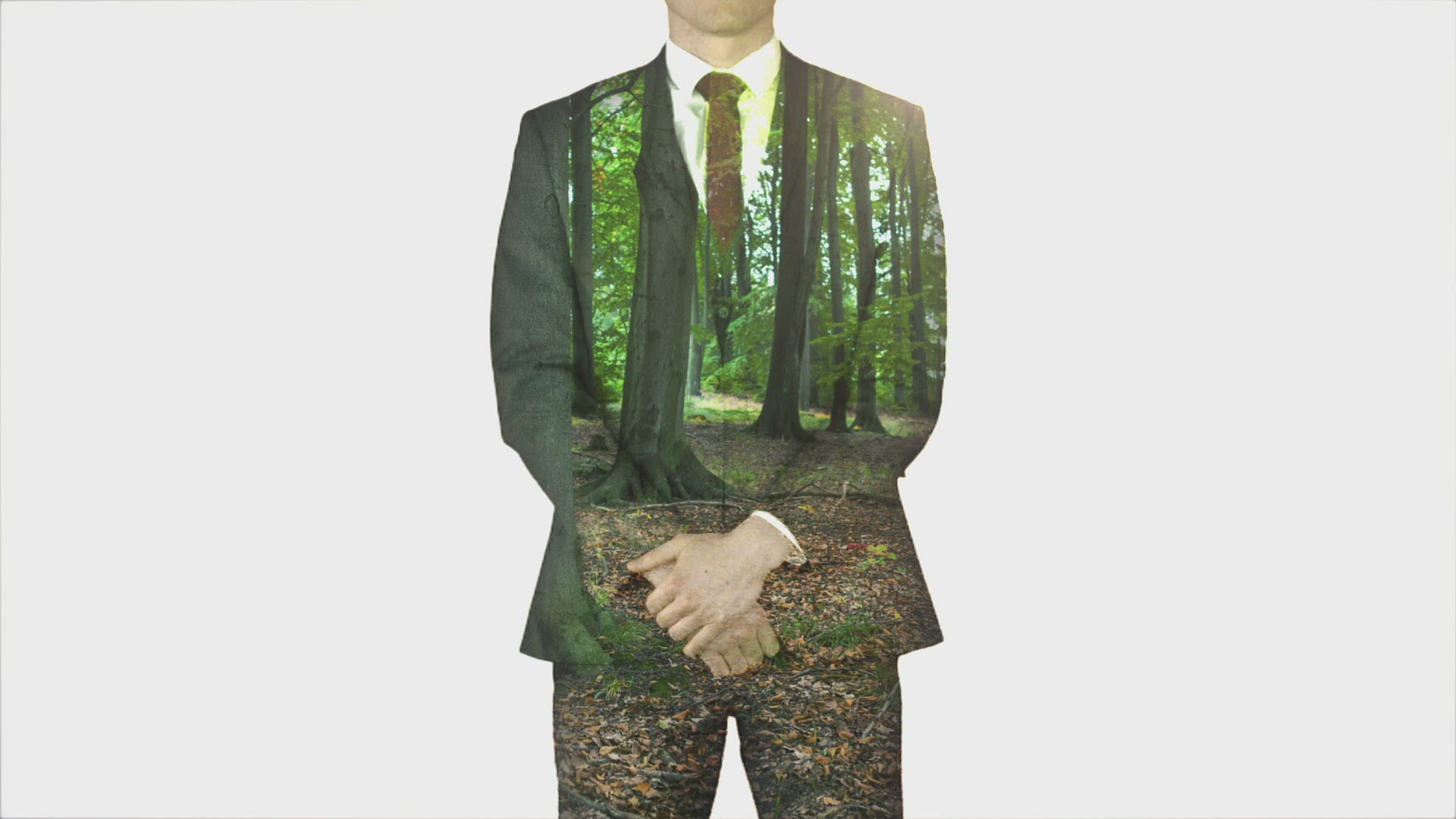234843394 / Business People / Businessman / Forest