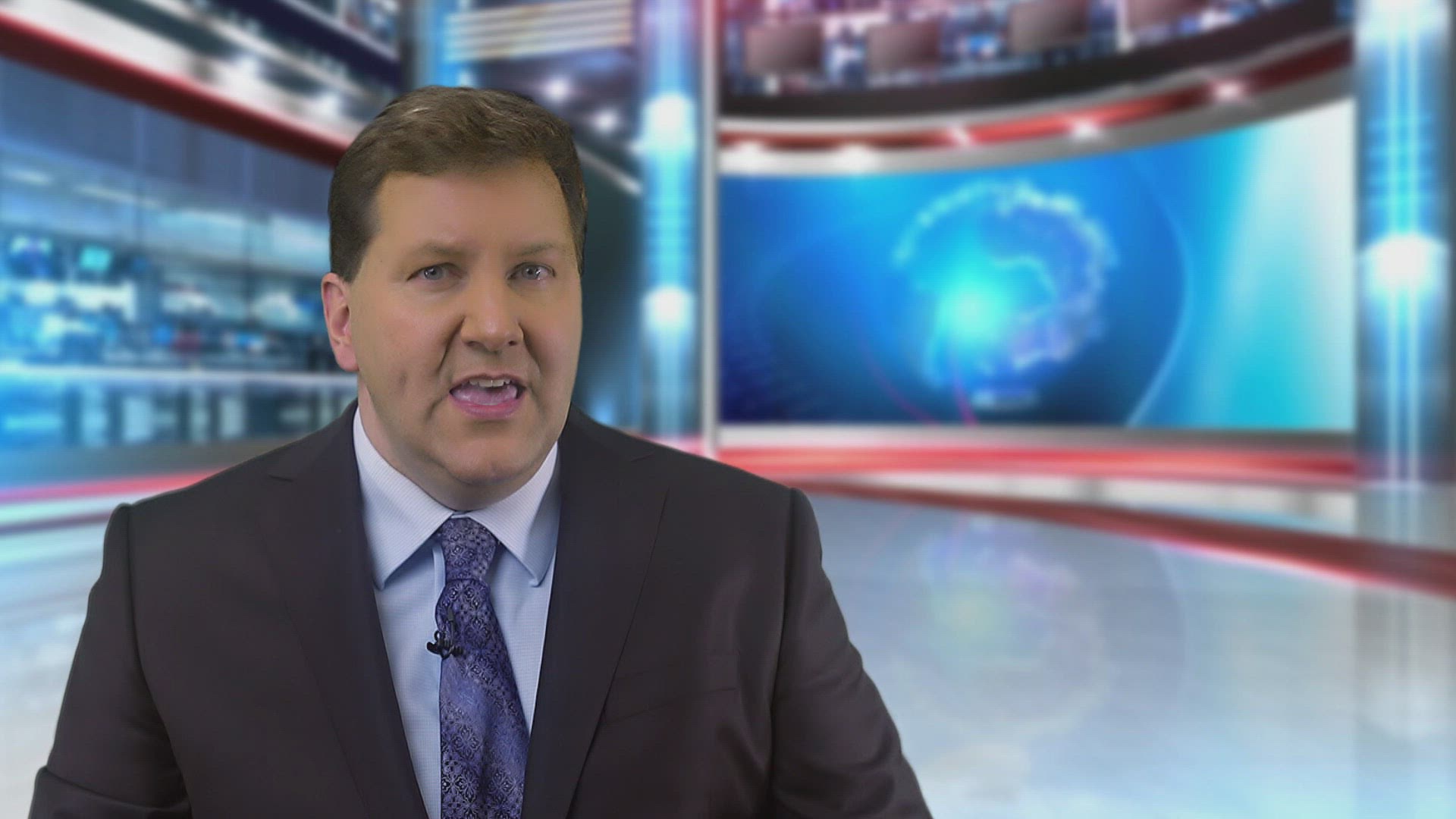 276037837 / Newsreader / Television Studio