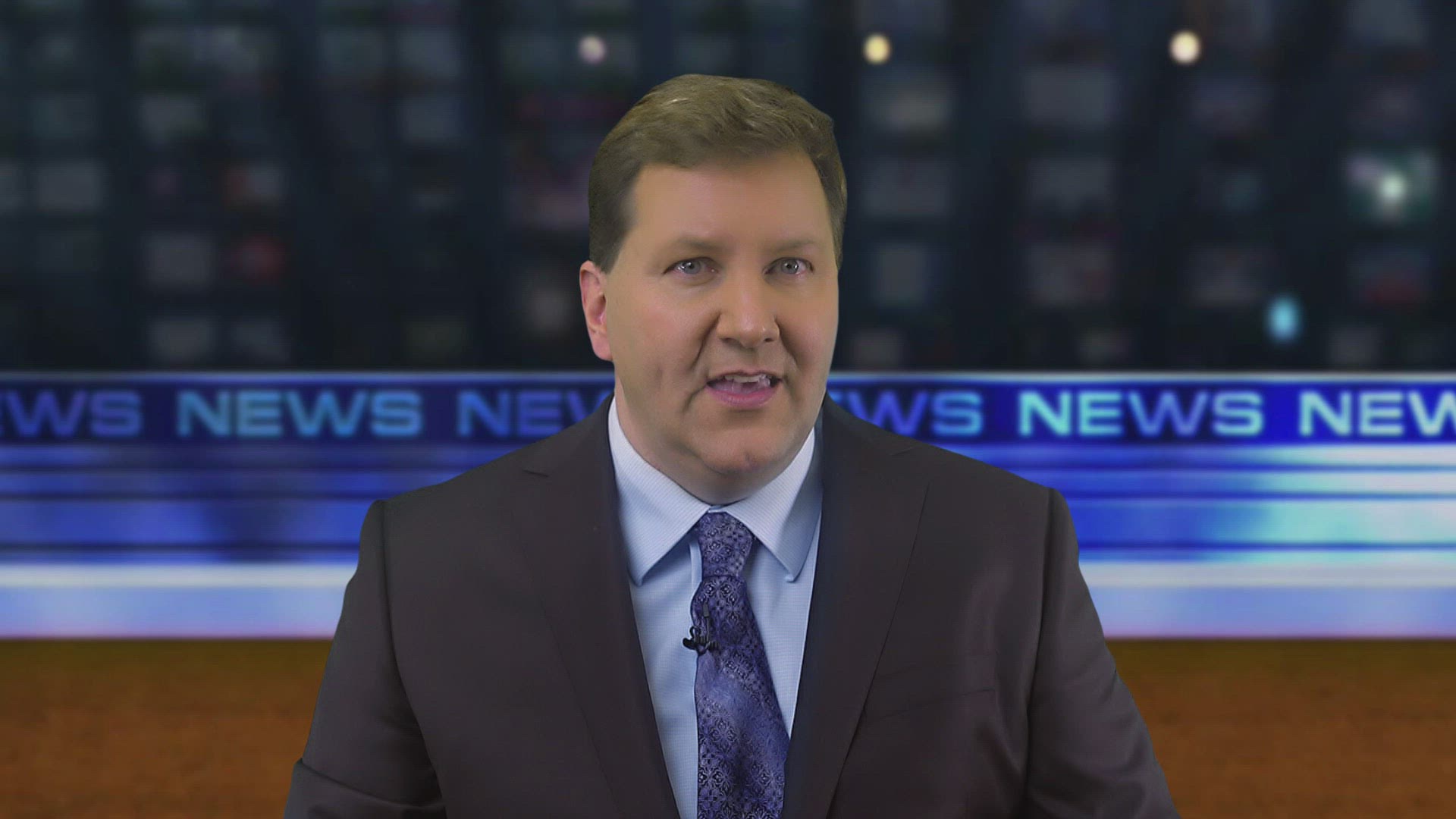 210866620 / Newsreader / Television Studio