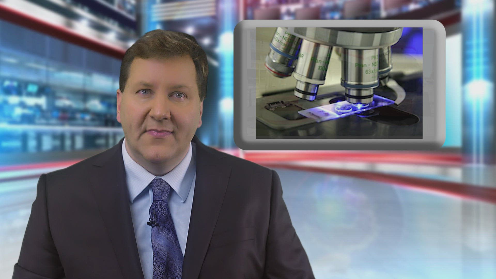 335555030 / Newsreader / Television Studio