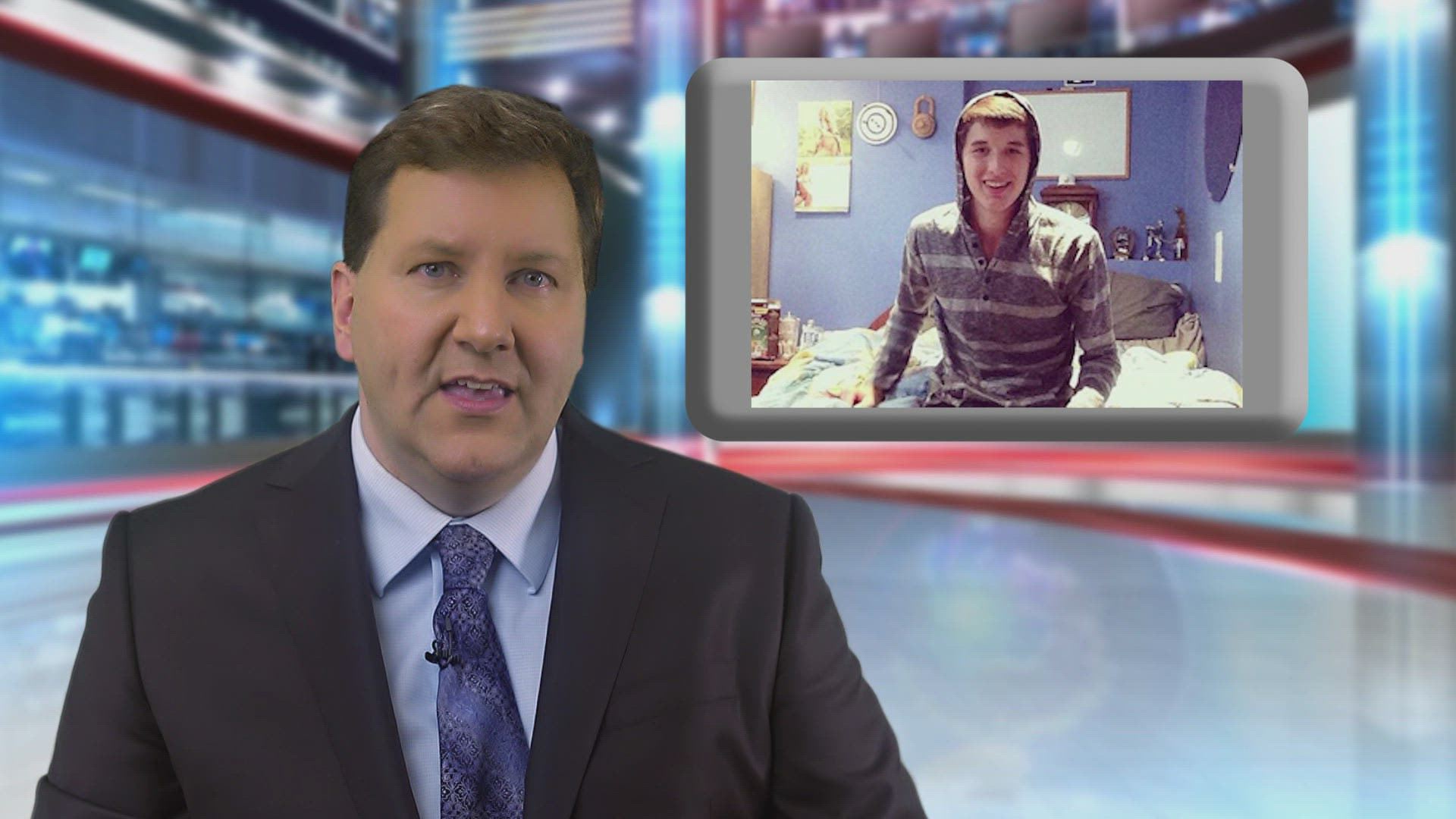 967722801 / Newsreader / Television Studio