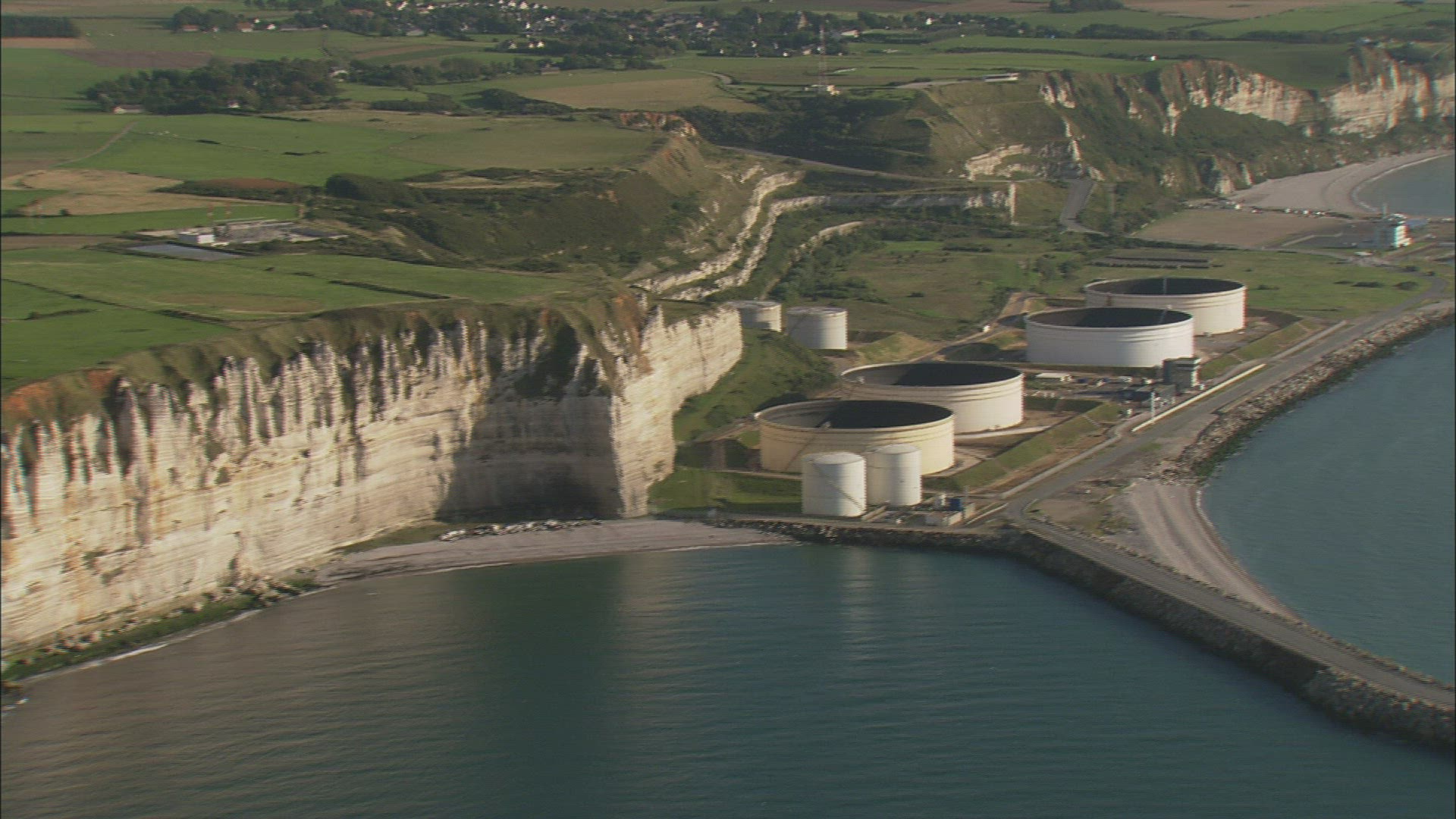 743613802 / Coast / Haute-Normandie / France / Aerial