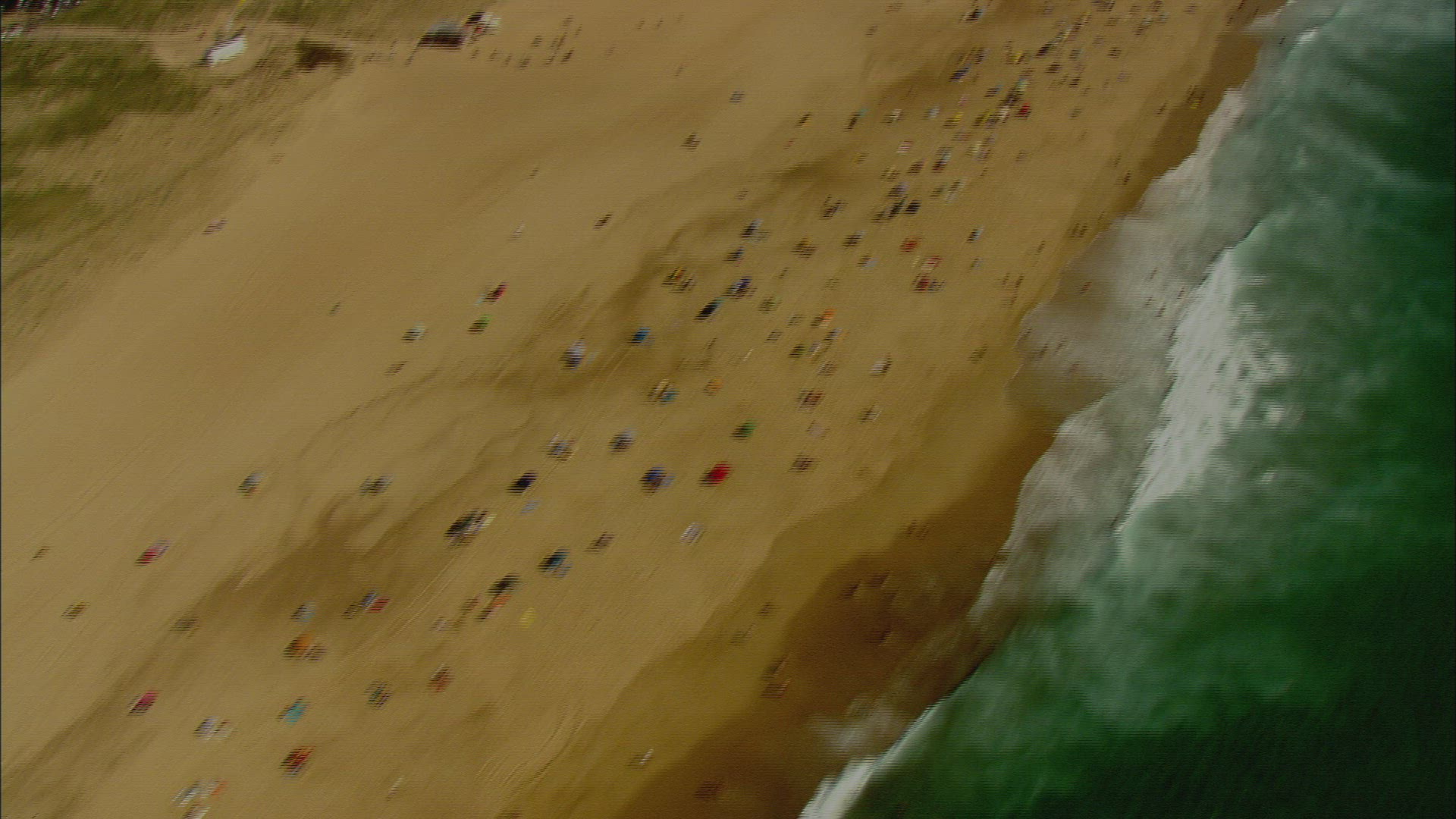 941133583 / Beach / Côte d'Argent / France / Aerial