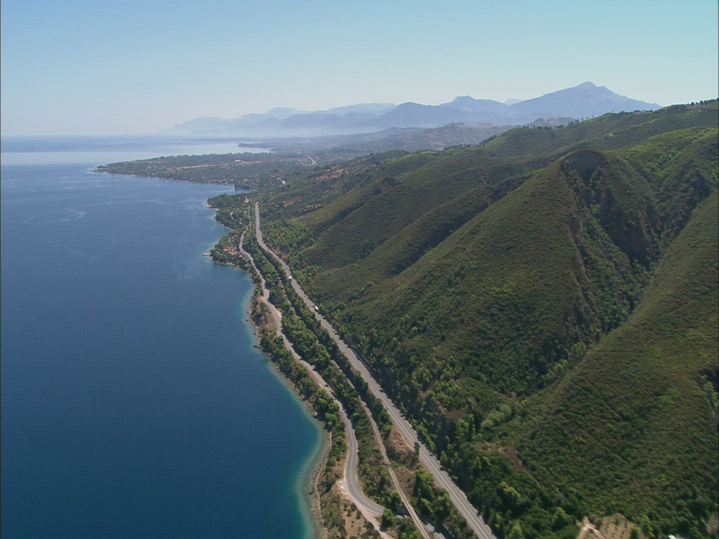 694317236 / Coastal Road / Greece / Aerial