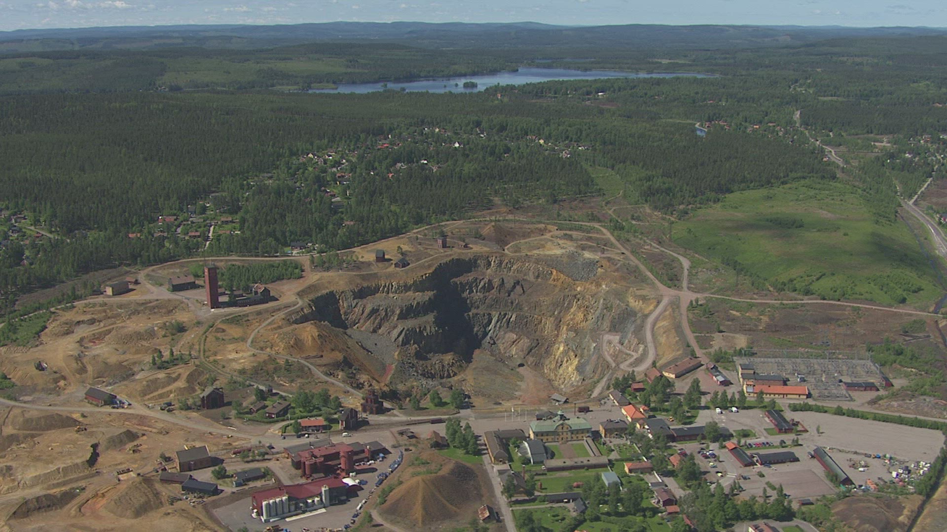 302949048 / Copper Mine Falun / Falun / Sweden / Aerial
