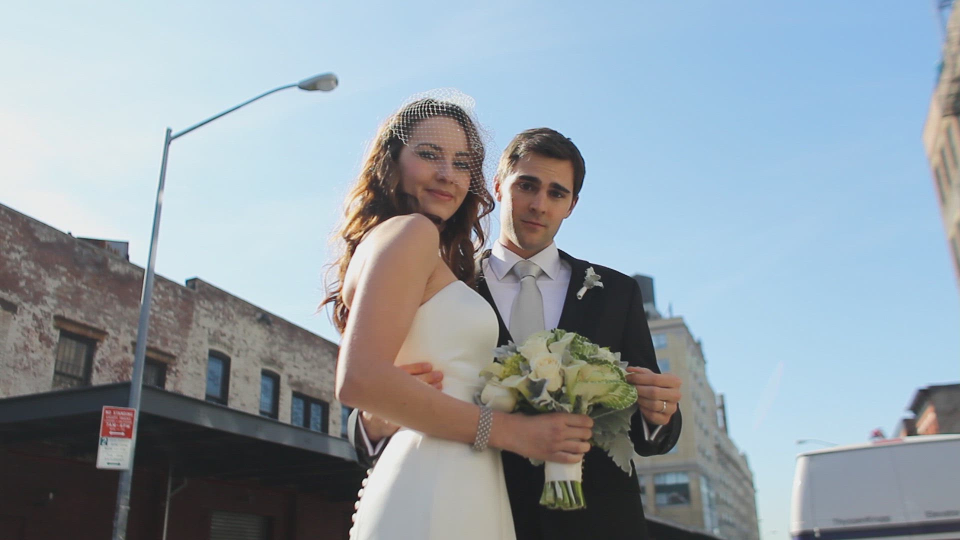 383013169 / Bridal Couple / Portrait / New York City