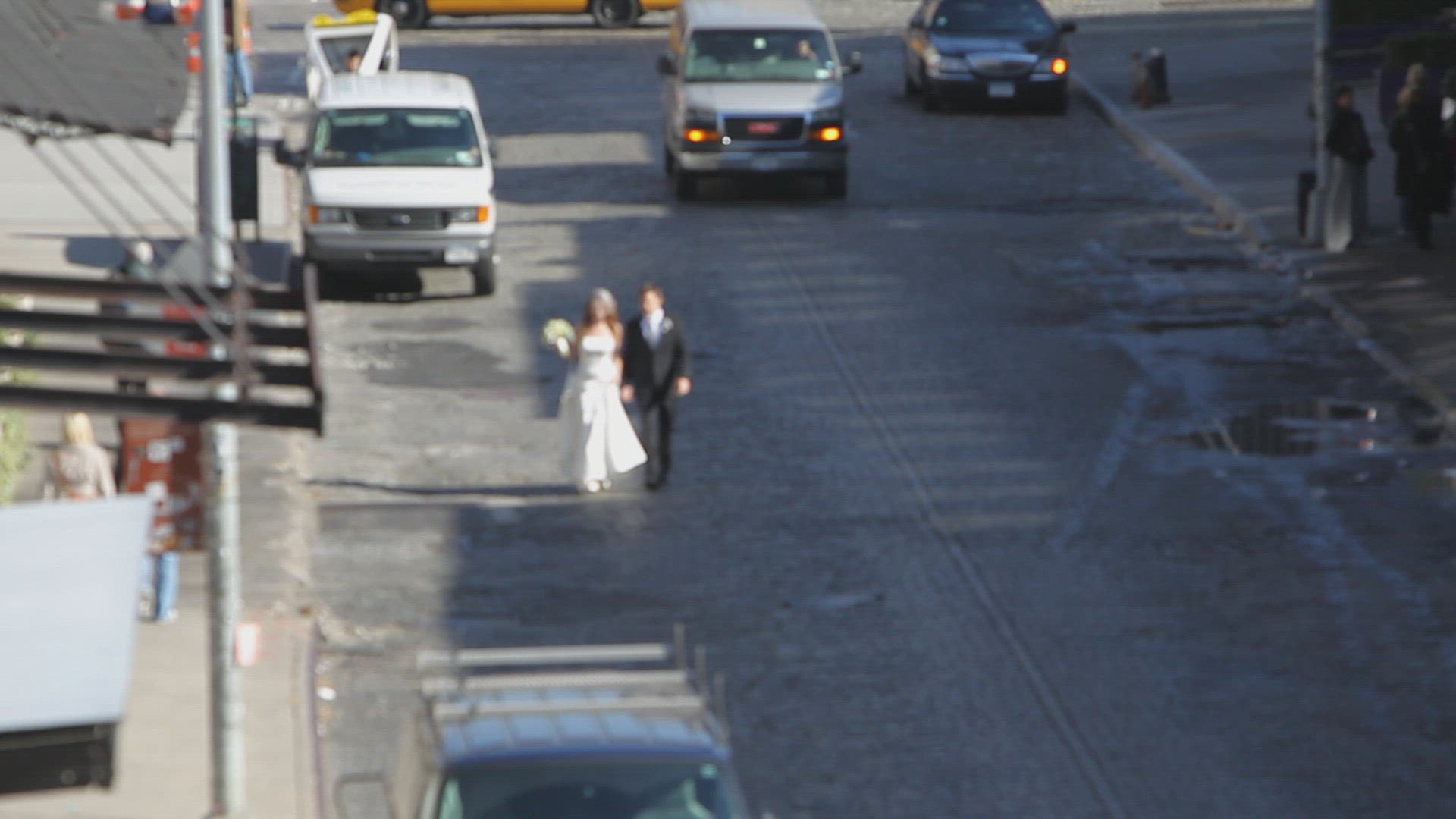 510249038 / Bridal Couple / City / New York City