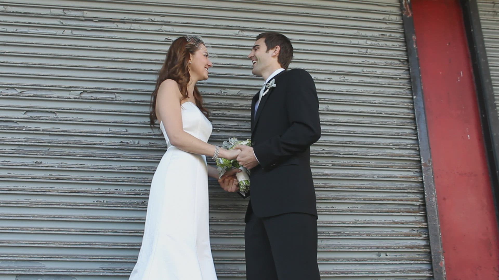 971138855 / Bridal Couple / Portrait / New York City