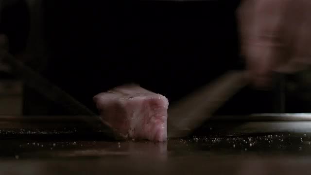 Wagyu Japanese beef fillet chef cooking restaurant Asia travel Tokyo Japan