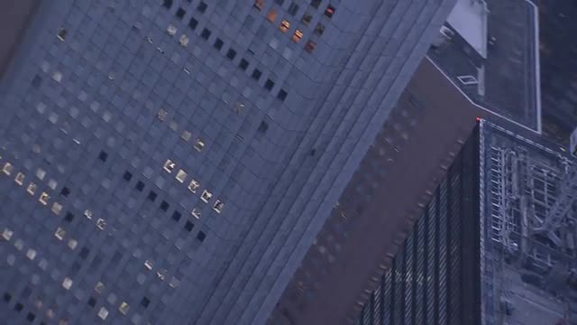 Aerial Metropolis Tokyo city Skyscrapers Business district Shinjuku Japan Asia