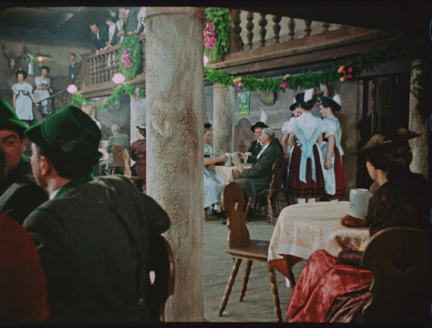 169210265 / Heimatfilm / Die fröhliche Wallfahrt / Restaurant / 1956