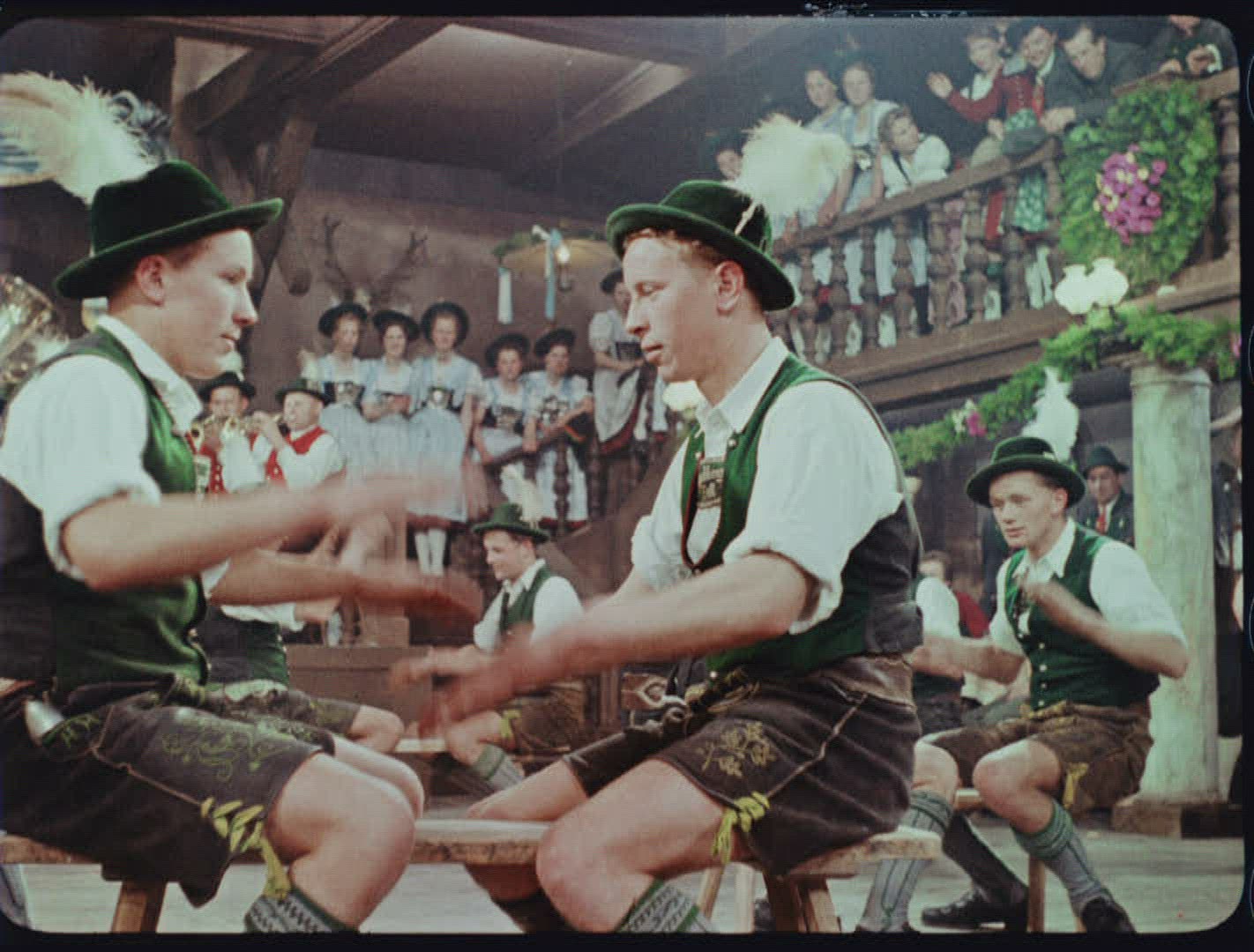 547893762 / Heimatfilm / Die fröhliche Wallfahrt / Restaurant / 1956