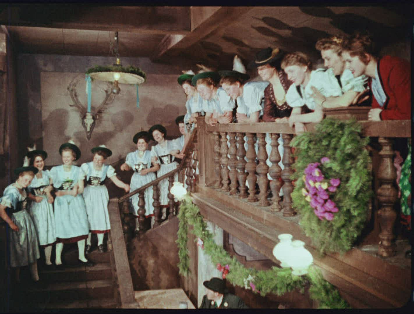 921166287 / Heimatfilm / Die fröhliche Wallfahrt / Restaurant / 1956
