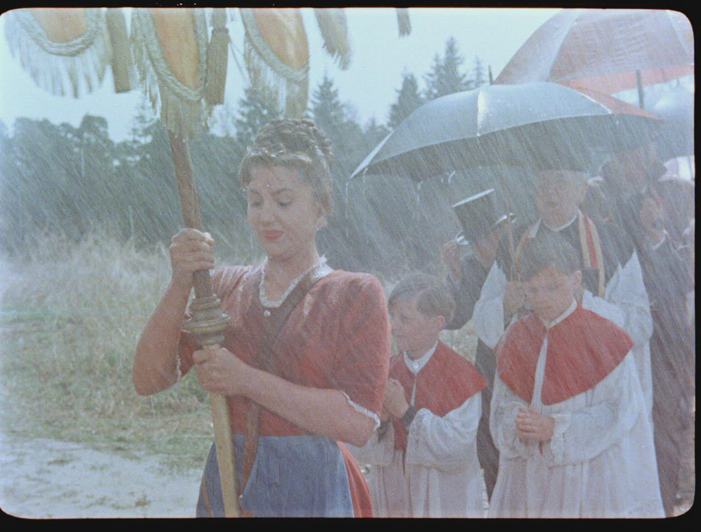 697321421 / Heimatfilm / Die fröhliche Wallfahrt / Bad Weather / 1956