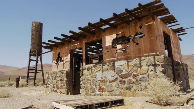 Ghost Town in the Desert