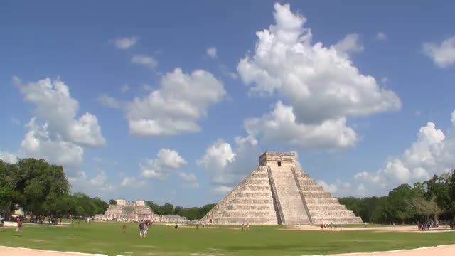Mayan Ruin of Chichen Itza Time Lapse