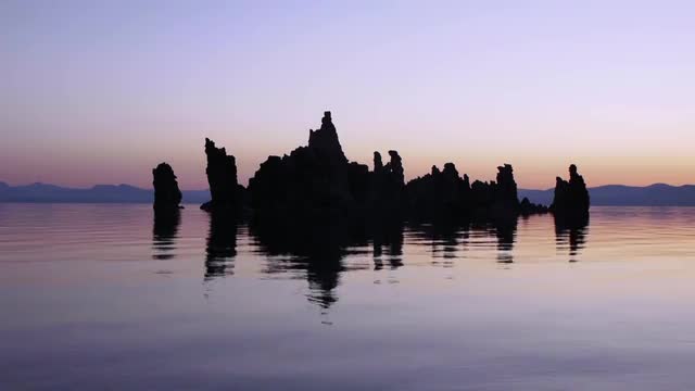 Mono Lake Sunrise Reflection -Real Time