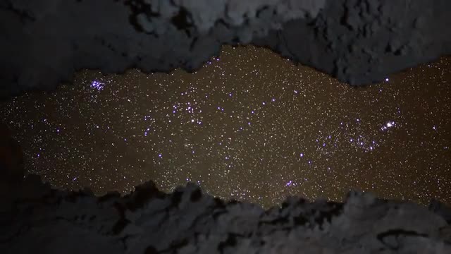 Astrophotography Time Lapse -Universe seen thru Cave- Zoom Out