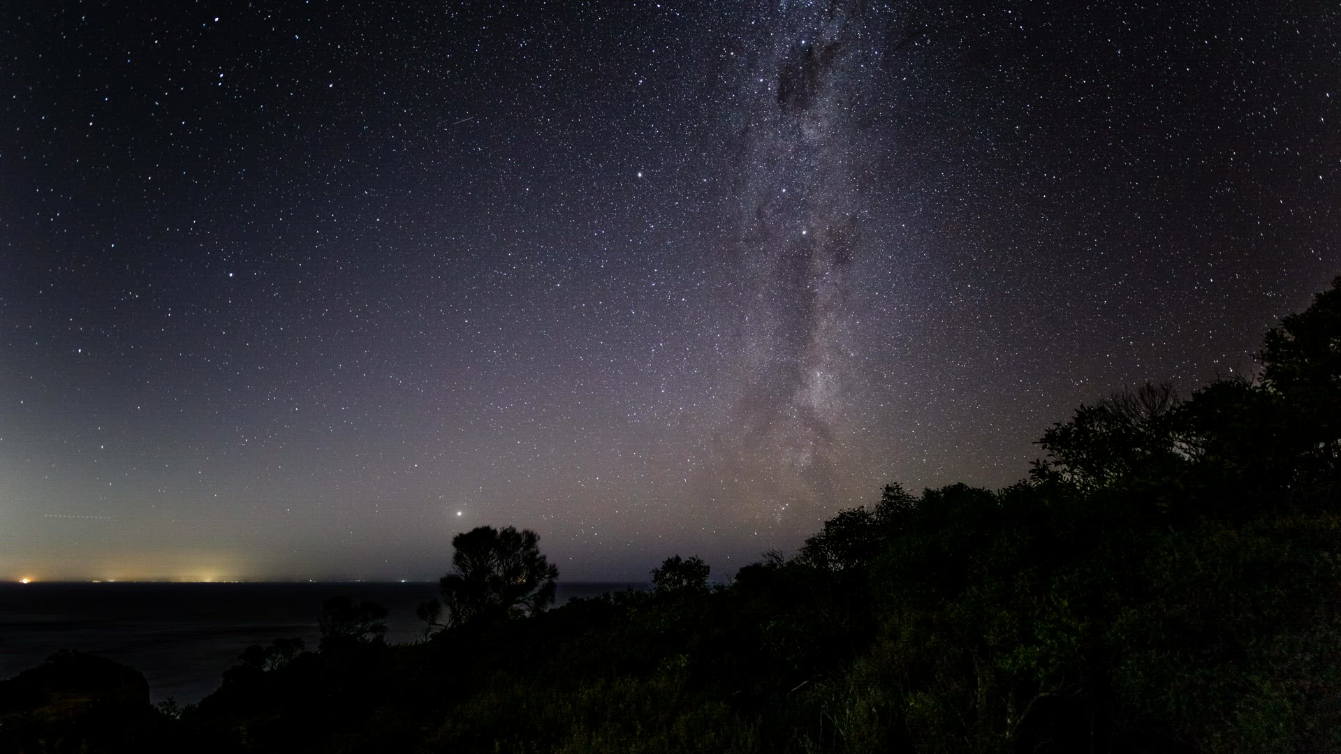 Rising Milky Way in Australia