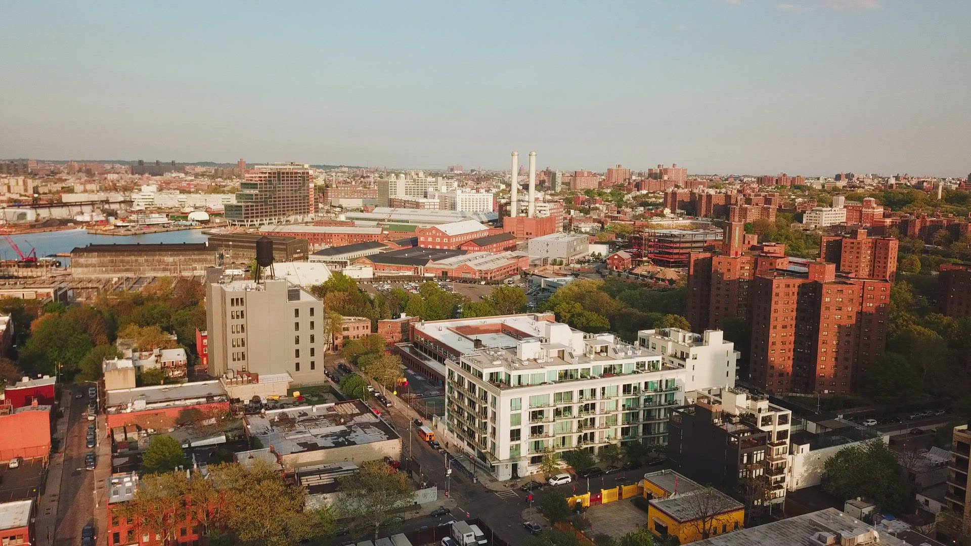 View of the Navy Yard in Brooklyn